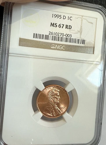 1995-D LINCOLN 1c Memorial ~NGC MS67 RD Spotless PQ Beauty ~ (k)