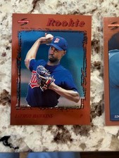 1996 SCORE MLB DUGOUT COLLECTION ROOKIE CARD MINNESOTA TWINS LATROY HAWKINS #104. rookie card picture