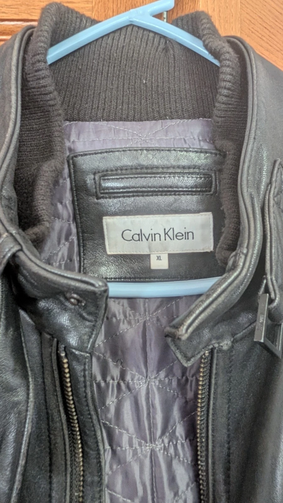 Men's Calvin Klein Leather Jacket image 3