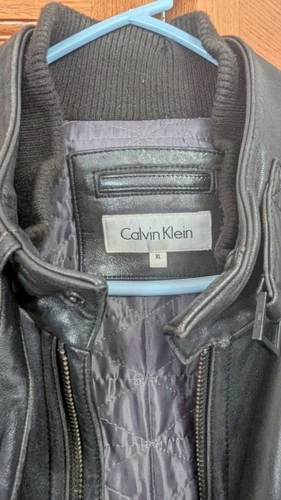 Men's Calvin Klein Leather Jacket image 3
