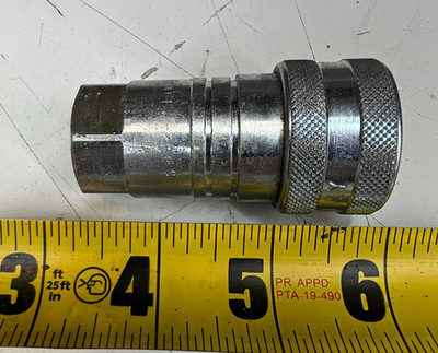 Faster HNV38-12SAEFJ Hydraulic Socket Coupling 1/2'' ORB x 3/4'' SAE Female Thread