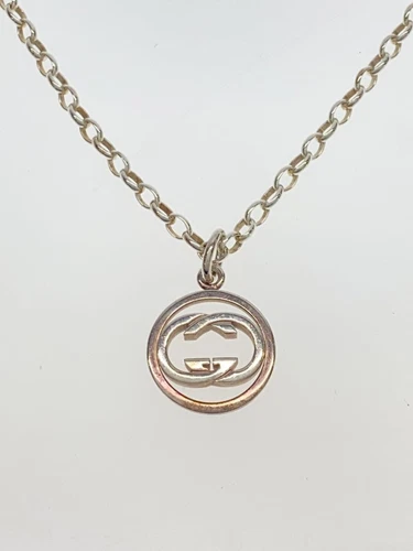 GUCCI SV925 Collana in argento con top da uomo usata