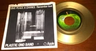 BEATLES JOHN "GIVE PEACE A CHANCE"APPLE 1968 GOLD VINYL 45 RECORD PAINTED GOLD