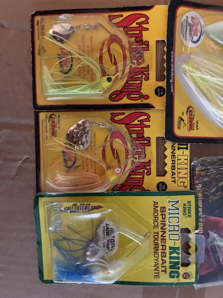 Lot 5 Mixed New Strike King Spinnerbaits & Other Fishing Lures Lure - Image 4 of 4