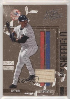 2004 Donruss Leather & Lumber Materials Bat 13/100 Gary Sheffield #98 ux6