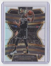 -2019-20 Panini Select Silver Prizm Nicolas Claxton Rookie Brooklyn Nets #59