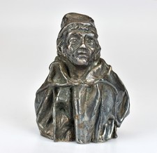 Gerresheim, Büste eines Mannes. [Eisengußplastik / iron sculpture].