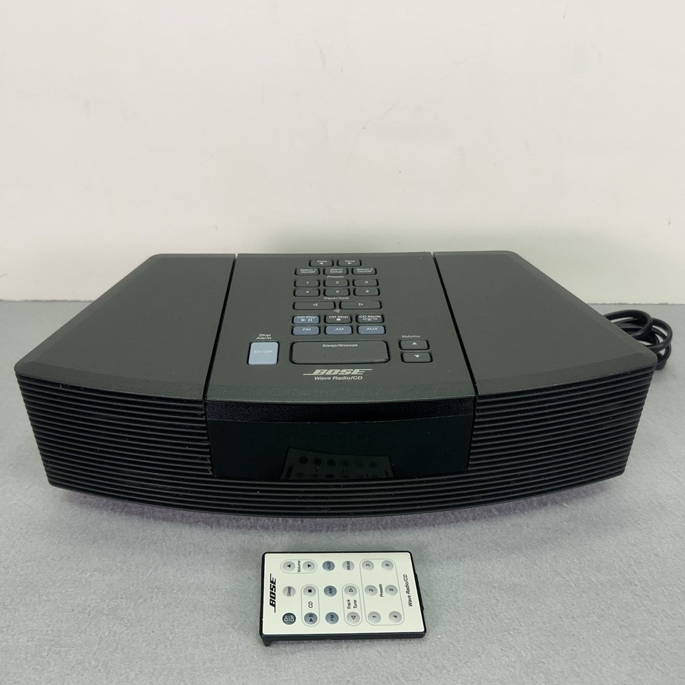 BOSE Wave Radio CD Player Model AWRC-1G Black AM/FM/CD w REMOTE Tested ...