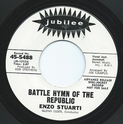 Enzo Stuarti - Battle Hymn Of The Republic (7'', Promo)