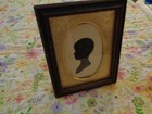 Tintype Silhouette of Young Boy, Signed F. White, good condition — photo 3