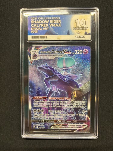 Shadow Rider Calyrex VMAX graded ACE 10 for sale on eBay