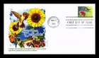 US COVER GARDEN DELIGHTS HUMMINGBIRD FLOWERS FIRST DAY ISSUE PANDA CACHET
