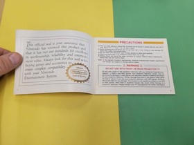 Superspike V'Ball Copa Mundial de F&uacute;tbol Voleibol Manual de Instrucciones Solo Nintendo NES