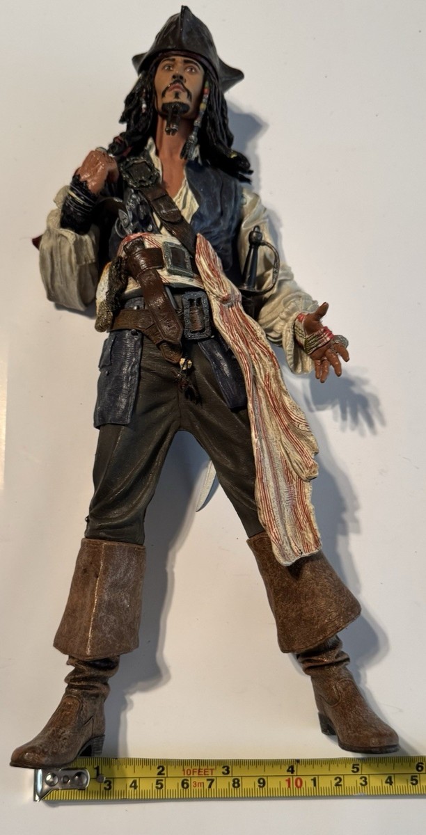 Disney/ NECA Figure, 18” Capt Jack Sparrow, Talking, With Sword