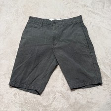 Rvca Nature X Industry Marrow III Chino Shorts Mens 30 Charcoal Gray Slim Fit