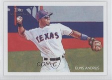 2010 Topps National Chicle Back Elvis Andrus by Jeff Zachowski #130 k0w