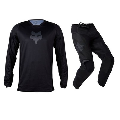 Fox Racing 180 Moto Jersey Pant Combo Gear Set  Blackout Large / 34