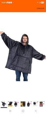 comfy sherpa wearable blanket oversized cozy lounge fleece blanket  hoodie