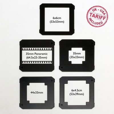 Mamiya RB67 Viewfinder Masks - 35mm 6x4.5cm 43x33mm 6x6cm 35mm Panoramic Formats