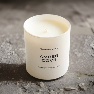 Abercrombie & Fitch Amber Cove Candle 6 oz 174 ml Brand New never