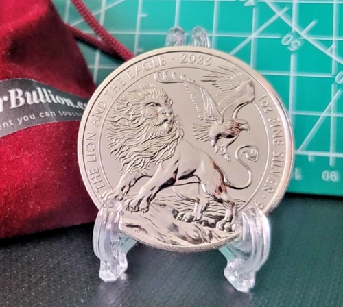 2026 British Lion and American Eagle 1 oz Silver Bullion