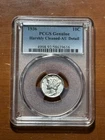 1936 MERCURY DIME 10C PCGS AU DETAILS