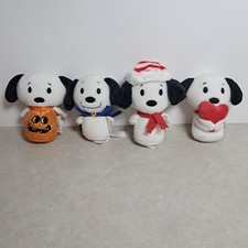 Hallmark Itty Bittys Halloween Christmas Holiday Plush Stuffed Toy Lot Of 4