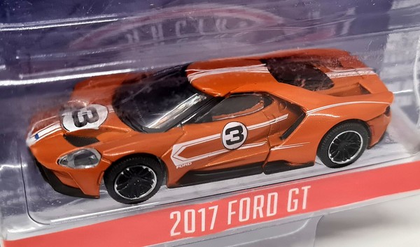 Greenlight 1/64 - Ford Gt 2017 Gold 24H Le Mans Tribute Diecast Model Car-image