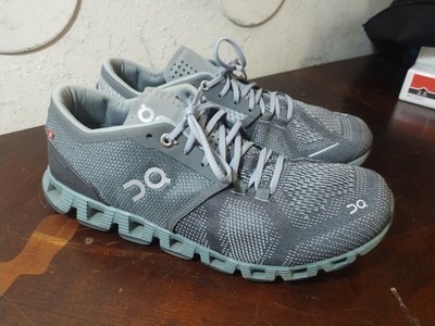 On Cloud X Womens Rock Sea Gray Athletic Running Shoes Size 9 **EUC
