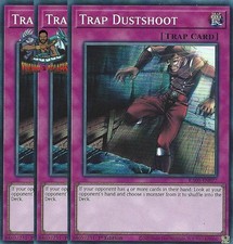 Yugioh! 3x Trap Dustshoot RA05-EN077 Ultra Rare 1st Ed NM