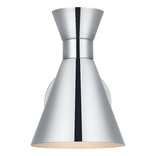 Living District Halycon 6" Wall Sconce In Chrome - Picture 1 of 8