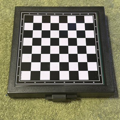 Chess Armory Travel Chess Set 9.5'' x 9.5''  | Folding Magnetic | Mini Chess Set