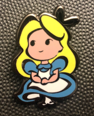 Disney pin 119512 Alice in Wonderland Cuties Mystery stylized blue dress apron