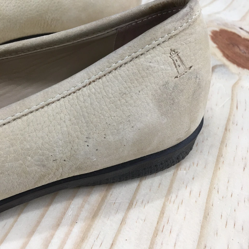 Zapatos Rockport para mujer 6 W informales sin cordones sin usar, en caja, mocasín con puntera W46022 cuero crema Foto 4 de 4