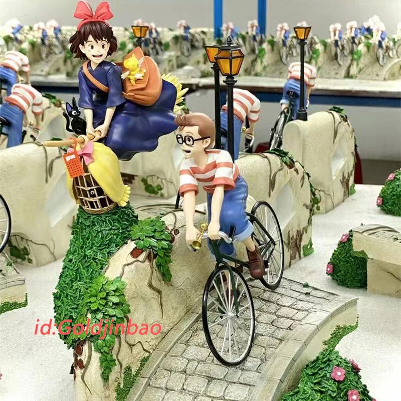 Figurine Tomica Limited Studio Ghibli - Kiki's Delivery Service - Tombo & Kiki à Vélo