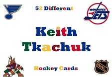 52 Different Keith Tkachuk Hockey Cards Rookie Insert Parallel Blue Coyotes Jets
