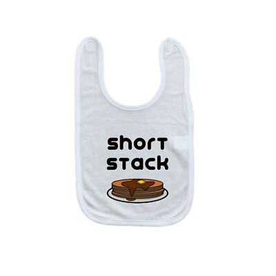 Short Stack Baby Bib Laughing Giraffe Baby Bib One Size