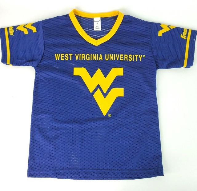 Vintage West Virginia Mountaineers WVU Football Jersey Youth M EUC eBay