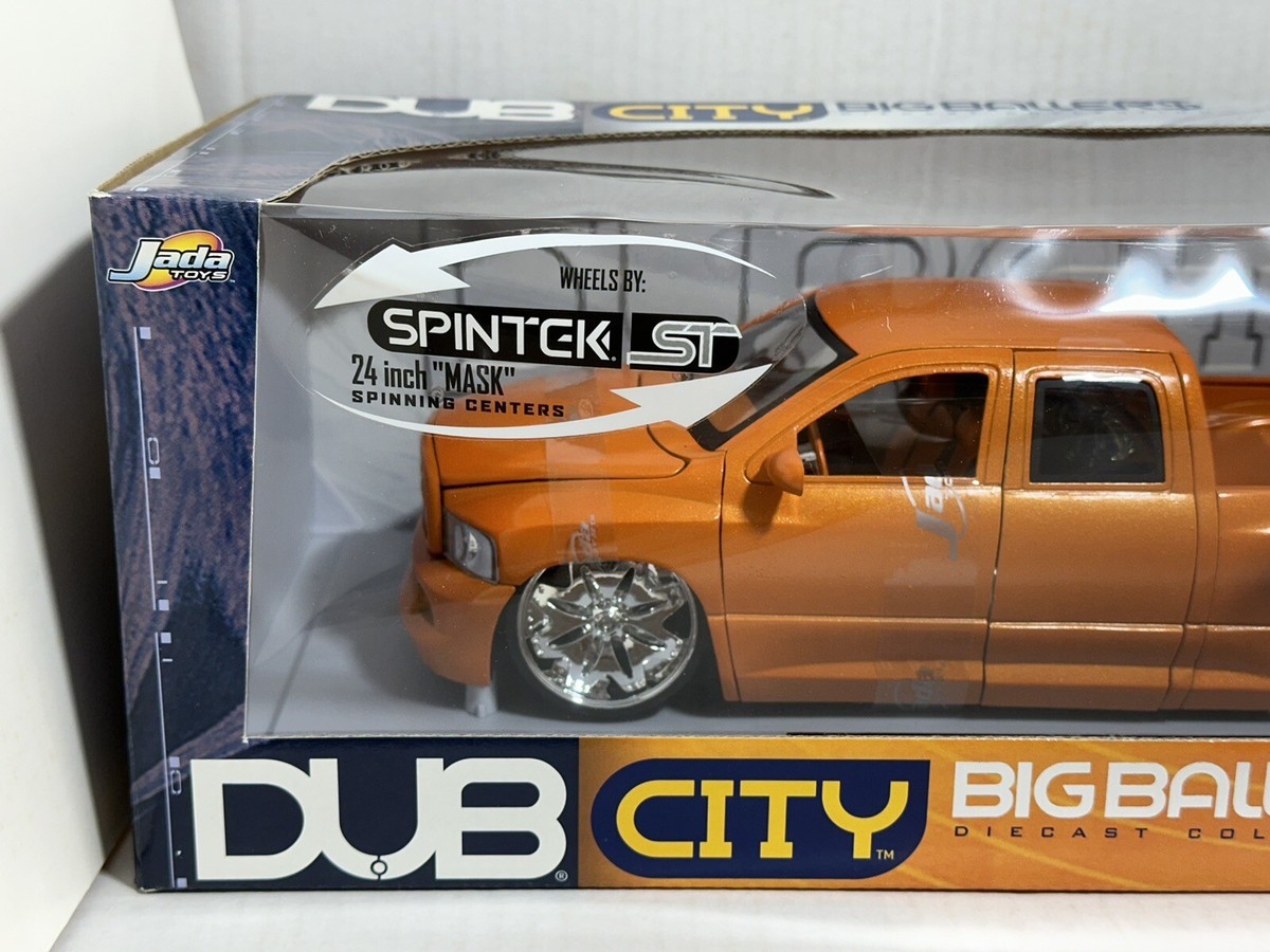 JADA DUB BIG BALLERS DODGE RAM ORANGE 1:18 DIECAST MODEL CAR | eBay