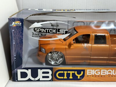 JADA DUB BIG BALLERS DODGE RAM ORANGE 1:18 DIECAST MODEL CAR | eBay