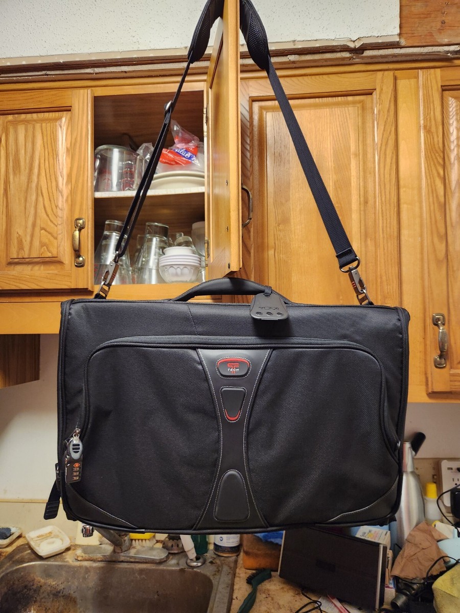 TUMI T-Tech Nylon Tri-Fold Carry On Garment Bag Luggage Suitcase