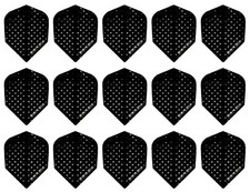 5 Sets Harrows Dimplex Standard Dart Flights - Ships w/ Tracking   Black