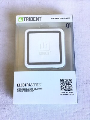 New Trident Case Electra Series Portable Power 4000 Qi Wireless Charging Pad