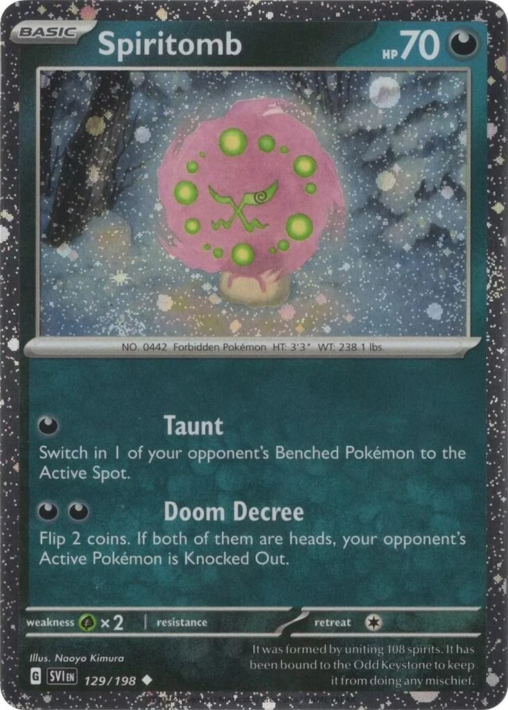 spiritomb pokemon card price - 47/73 Rare Card Type Cynthia's Spiritomb 2025 Scarlet &