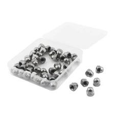 60PCS 1/4-20 Stainless Steel Hex Acorn Cap Nuts with box