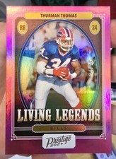 2024 PRESTIGE FOOTBALL THURMAN THOMAS Living Legends PINK /25 - SP BILLS - MINT