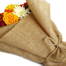 Luxury Decor Natural Jute Hessian Burlap Florist Wrapping Fabric 50/100 cm wide 