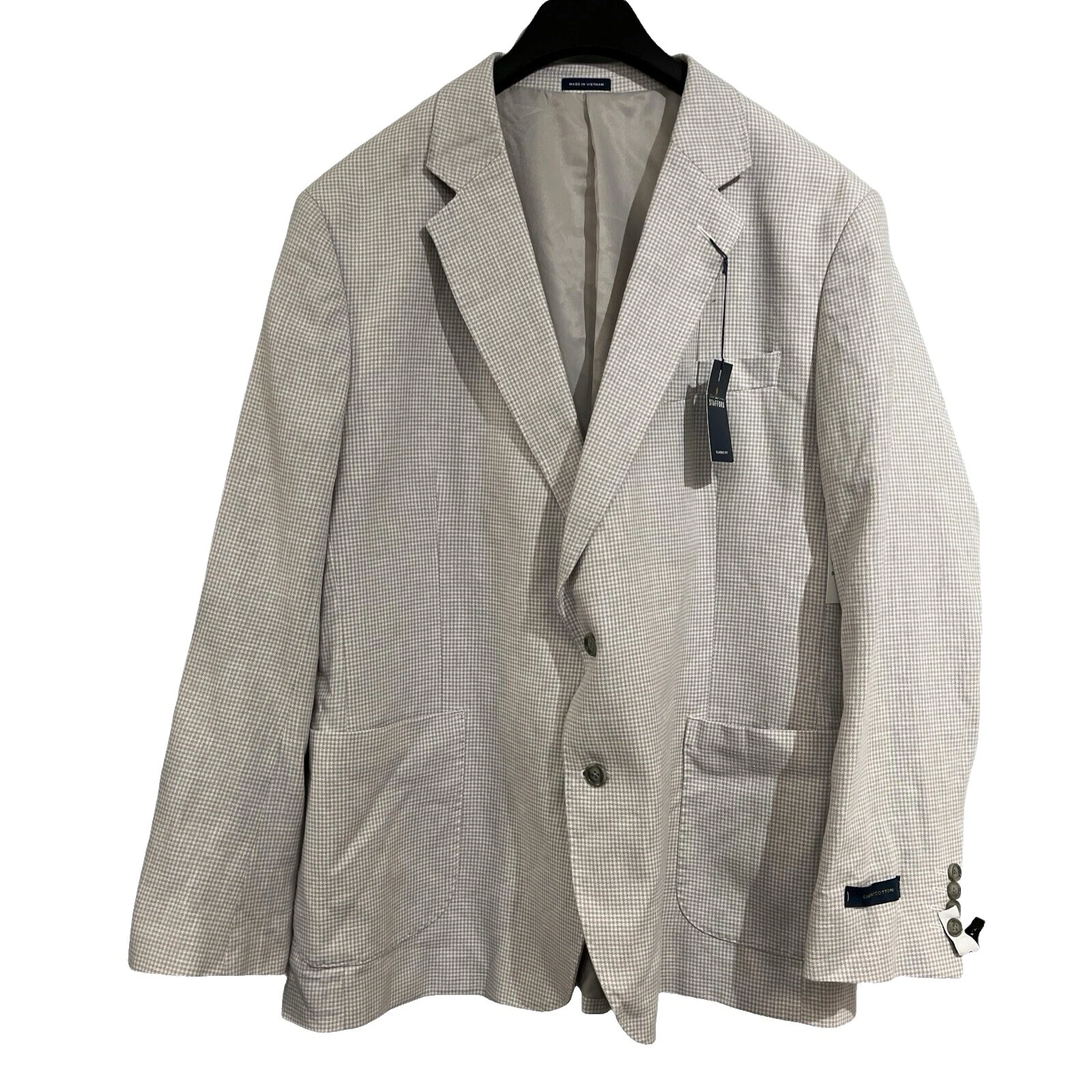 Chaquetas de traje Stafford cheque para De hombre