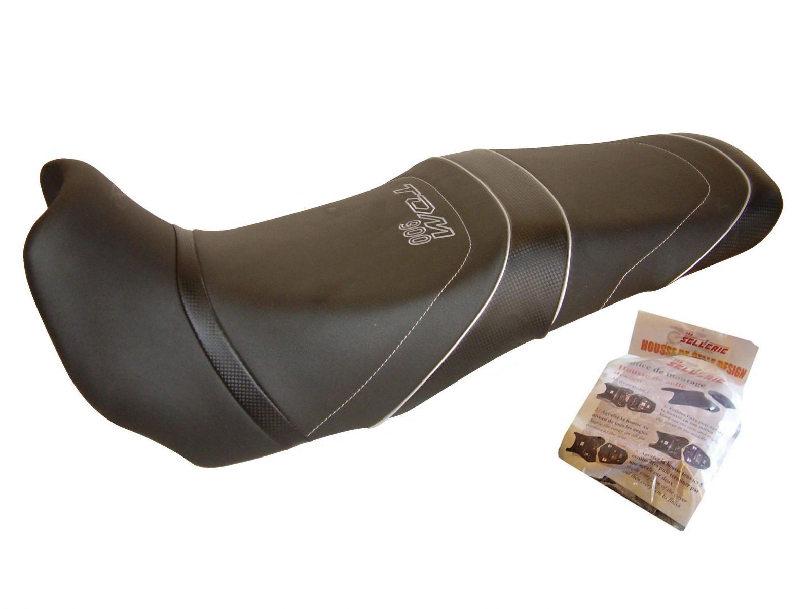 Housse de selle Yamaha TDM 900 ABS Top Sellerie HSD3084 design noir