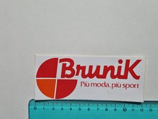 Adhesive Brunik Fashion Sport Sticker Autocollant Vintage 80s Original